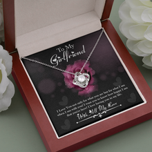 Load image into Gallery viewer, To My Girlfriend- With All My Love - The Love Knot Necklace
