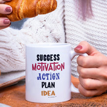 Load image into Gallery viewer, Sucess- Motivation -Action -Plan-idea -Gifts for Office -Gift for Any Occasion -Novelty Coffee Mugs .
